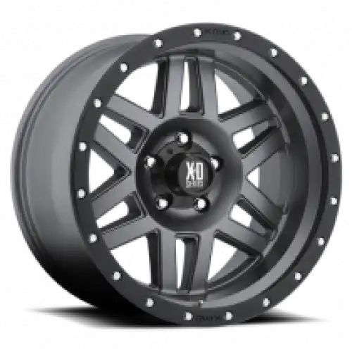 XD Series XD128 MACHETE MATTE GRAY W/ BLACK RING 6x139.7 20R 9 106.1 BNK