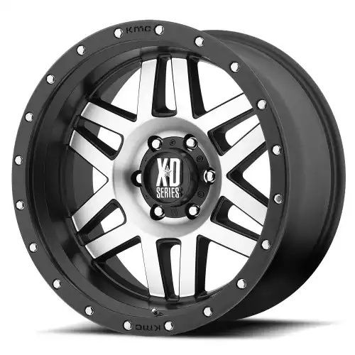 XD Series XD128 MACHETE MACHINED FACE W/ BLACK RING 5x127 17R 9 78.1 -12