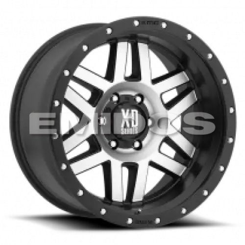 XD Series XD128 MACHETE MACHINED FACE W/ BLACK RING 6x139.7 18R 9 106.1 -12