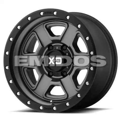 XD Series XD133 FUSION OFF-ROAD SATIN GRAY W/ S-BLK LIP 6x135 18R 9 87.1 BNK