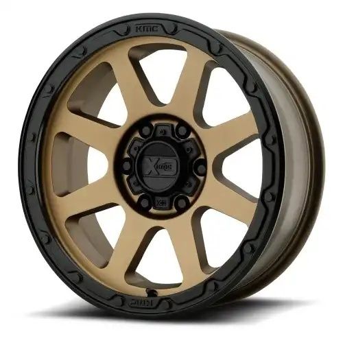 XD Series XD134 ADDICT 2 MATTE BRONZE W/ MATTE BLACK LIP 8x165.1 17R 8.5 125.1 BNK