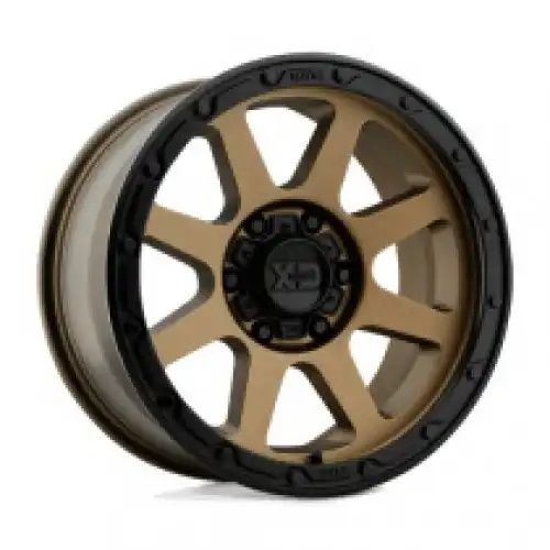 XD Series XD134 ADDICT 2 MATTE BRONZE W/ MATTE BLACK LIP 6x139.7 18R 8.5 106.1 BNK
