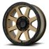 XD Series XD134 ADDICT 2 MATTE BRONZE W/ MATTE BLACK LIP 6x120 18R 8.5 66.9 BNK