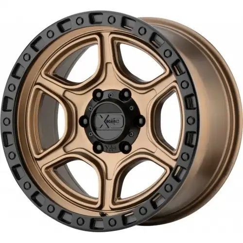 XD Series XD139 PORTAL SATIN BRONZE W/ SATIN BLACK LIP 6x135 18R 8.5 87.1 18