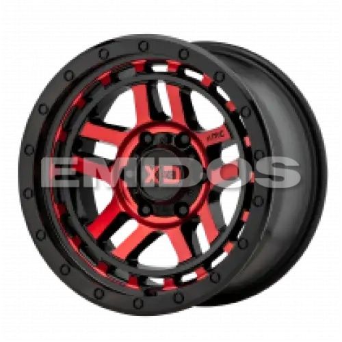 XD Series XD140 RECON GLOSS BLACK MACHINED W/ RED TINT 6x139.7 17R 9 106.1 -12