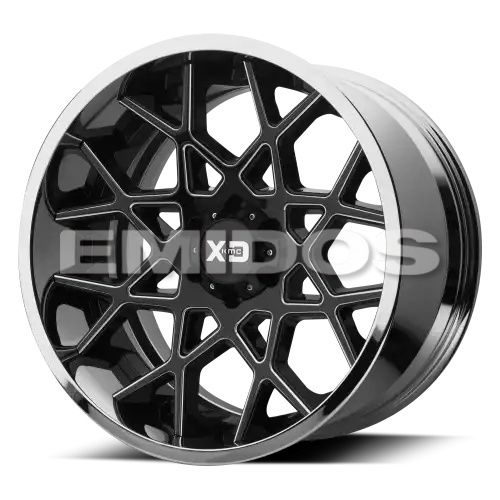 XD Series XD203 CHOPSTIX GLOSS BLACK MILLED CENTER W/ CHROME LIP 5x127 20R 10 72.56 -18