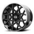 XD Series XD203 CHOPSTIX GLOSS BLACK MILLED CENTER W/ CHROME LIP 8x165.1 20R 10 125.1 -18
