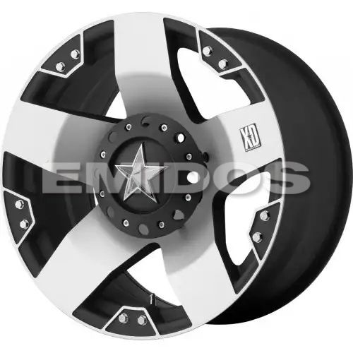XD Series XD775 ROCKSTAR MACHINED FACE W/ BLK WINDOWS 5x127/135 20R 10 87.1 -24