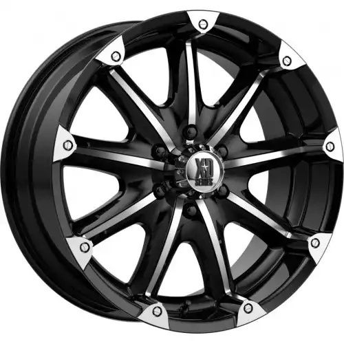 XD Series XD779 BADLANDS GLOSS BLACK MACHINED 6x139.7 20R 9 106.1 18