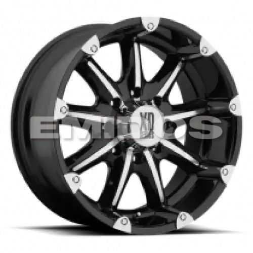 XD Series XD779 BADLANDS GLOSS BLACK MACHINED 5x127 18R 9 78.1 18