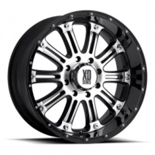 XD Series XD795 HOSS GLOSS BLACK MACHINED 6x135 17R 9 87.1 18