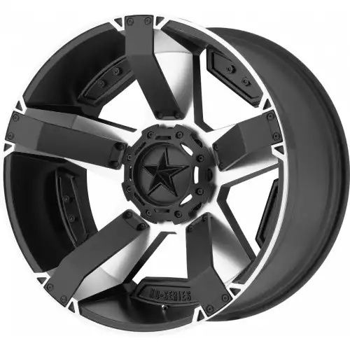 XD Series XD811 ROCKSTAR II MATTE BLACK MACHINED W/ ACCENTS 5x127/139.7 22R 9.5 78.1 12