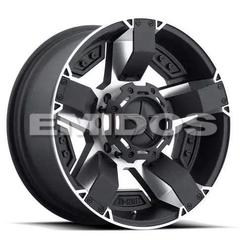 XD Series XD811 ROCKSTAR II MATTE BLACK MACHINED W/ ACCENTS 6x135/139.7 R 9 106.1 -12