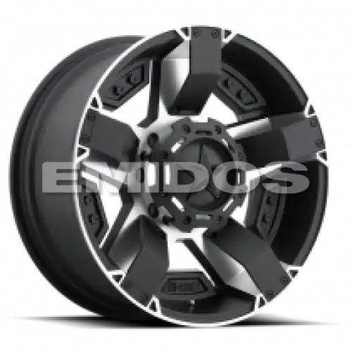 XD Series XD811 ROCKSTAR II MATTE BLACK MACHINED W/ ACCENTS 6x135/139.7 R 9 106.1 -12