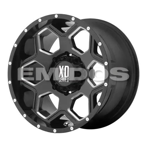 XD Series XD813 BATALLION GLOSS BLACK MILLED 5x139.7 20R 10 108 -24