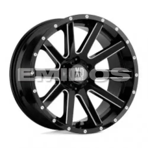 XD Series XD818 HEIST GLOSS BLACK MILLED 6x135 20R 10 87.1 -24