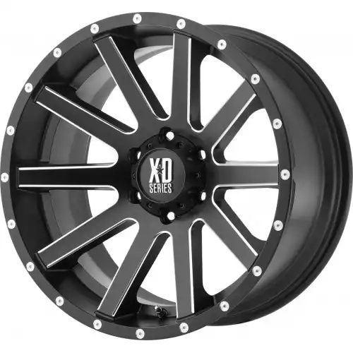 XD Series XD818 HEIST SATIN BLACK MILLED 6x139.7 20R 9 106.1 30