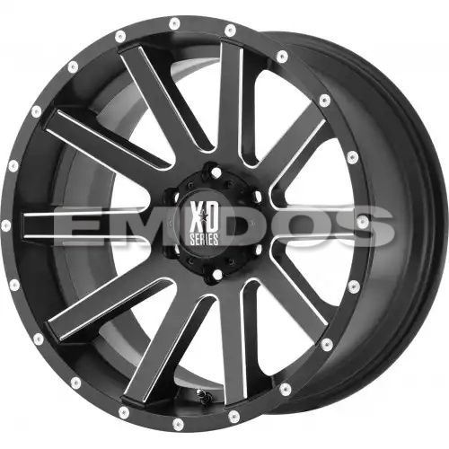XD Series XD818 HEIST SATIN BLACK MILLED 6x114.3 16R 8 72.56 10