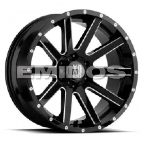 XD Series XD818 HEIST SATIN BLACK MILLED 5x127 18R 8 78.1 35