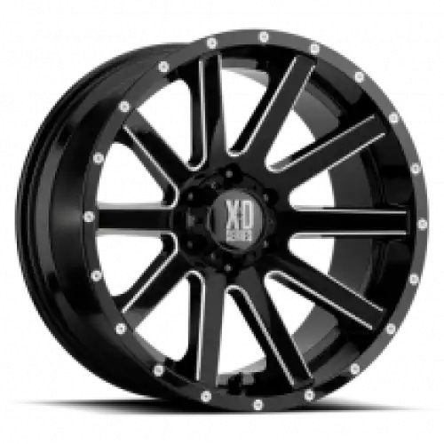 XD Series XD818 HEIST SATIN BLACK MILLED 5x127 R 9 78.1 18