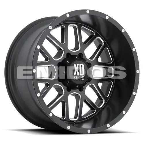 XD Series XD820 GRENADE SATIN BLACK MILLED 5x139.7 20R 10 108 -24