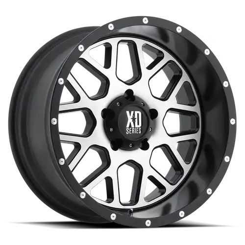 XD Series XD820 GRENADE SATIN BLACK W/ MACHINED FACE 6x139.7 20R 10 106.1 -24