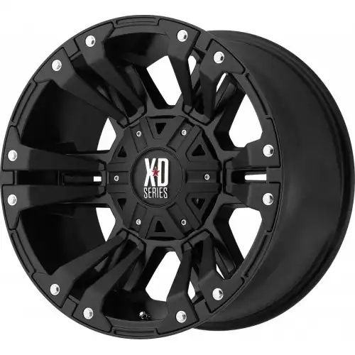 XD Series XD822 MONSTER II MATTE BLACK 8x165.1 20R 9 130.81 18
