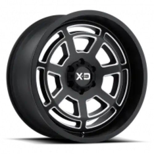 XD Series XD824 BONES SATIN BLACK MILLED 6x135 20R 9 87.1 18