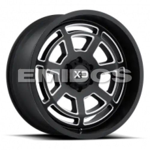 XD Series XD824 BONES SATIN BLACK MILLED 6x135 20R 9 87.1 18