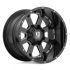 XD Series XD825 BUCK 25 GLOSS BLACK MILLED 8x165.1 20R 10 125.1 -24