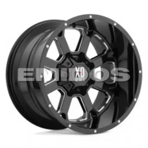 XD Series XD825 BUCK 25 GLOSS BLACK MILLED 8x170 20R 10 125.1 -24