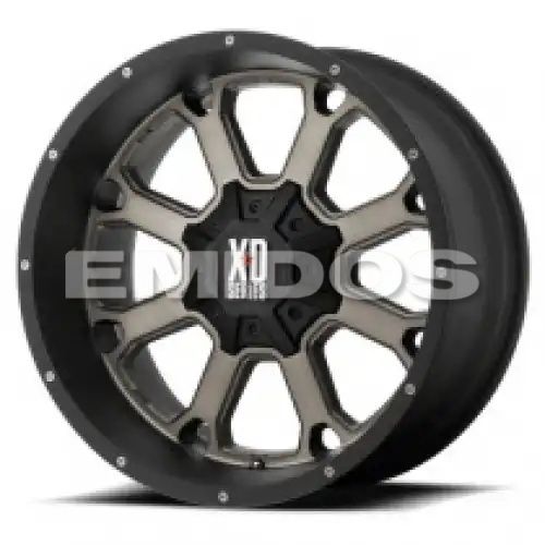 XD Series XD825 BUCK 25 MATTE BLACK W/ DARK TINT 5x127/139.7 20R 12 78.1 -44