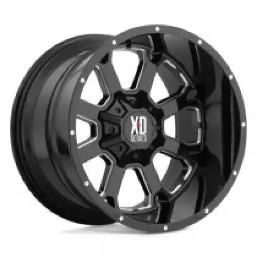 XD Series XD825 BUCK 25 GLOSS BLACK MILLED 5x139.7/150 20R 12 110.1 -44