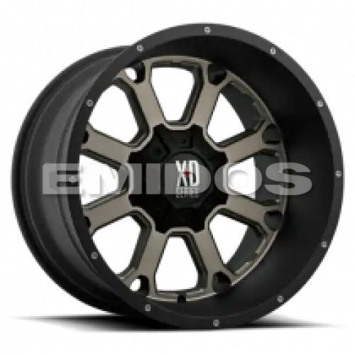 XD Series XD825 BUCK 25 MATTE BLACK W/ DARK TINT 5x127/139.7 20R 9 78.1 BNK