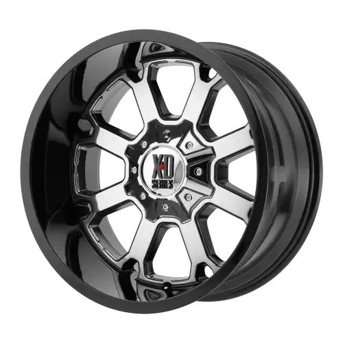 XD Series XD825 BUCK 25 PVD CENTER W/ GLOSS BLACK LIP 6x135/139.7 20R 9 106.1 BNK