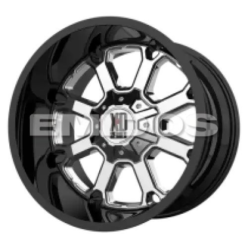 XD Series XD825 BUCK 25 PVD CENTER W/ GLOSS BLACK LIP 6x135/139.7 20R 9 106.1 18