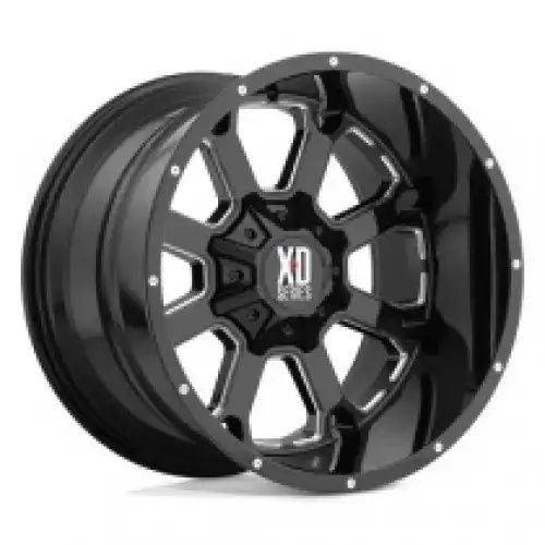 XD Series XD825 BUCK 25 GLOSS BLACK MILLED 8x170 20R 9 125.1 BNK