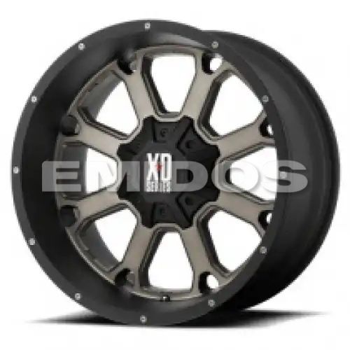 XD Series XD825 BUCK 25 MATTE BLACK W/ DARK TINT 8x180 20R 9 124.2 18
