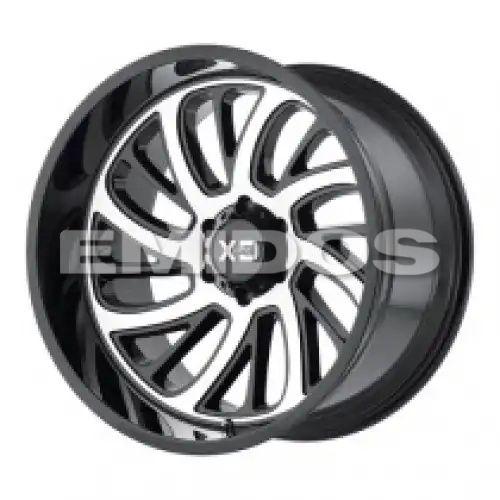 XD Series XD826 SURGE GLOSS BLACK W MACHINED FACE 5x127 20R 10 78.1 -24