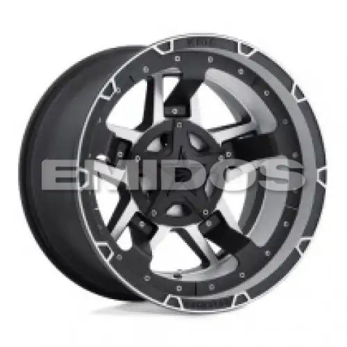 XD Series XD827 ROCKSTAR III MATTE BLACK MACHINED 5x127/135 20R 10 87.1 -24