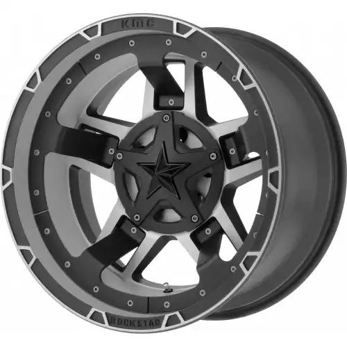 XD Series XD827 ROCKSTAR III MATTE BLACK MACHINED 6x135/139.7 20R 10 106.1 -24