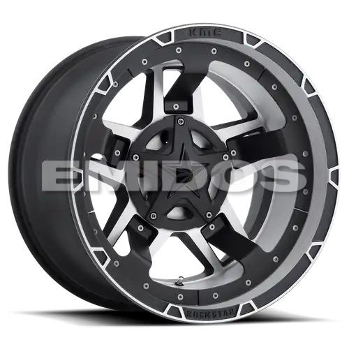 XD Series XD827 ROCKSTAR III MATTE BLACK MACHINED 6x135/139.7 17R 8 106.1 20