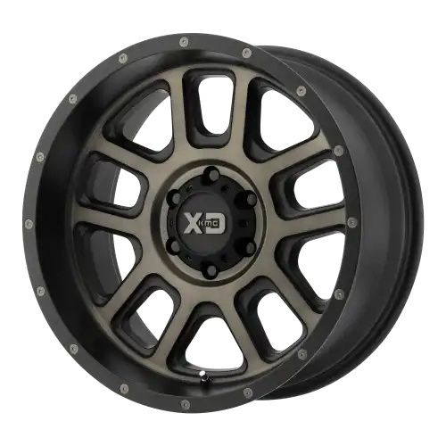 XD Series XD828 DELTA MATTE BLACK W/ DARK TINT CLEAR 6x139.7 20R 12 106.1 -44