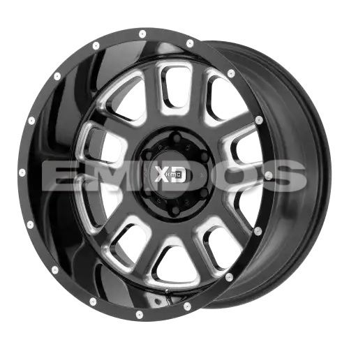 XD Series XD828 DELTA GLOSS BLACK MILLED 6x139.7 22R 10 106.1 -18
