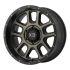 XD Series XD828 DELTA MATTE BLACK W/ DARK TINT CLEAR 6x139.7 R 9 106.1 18