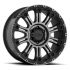 XD Series XD829 HOSS II SATIN BLACK MACH W/ GRAY TINT 8x165.1 20R 10 125.1 -24