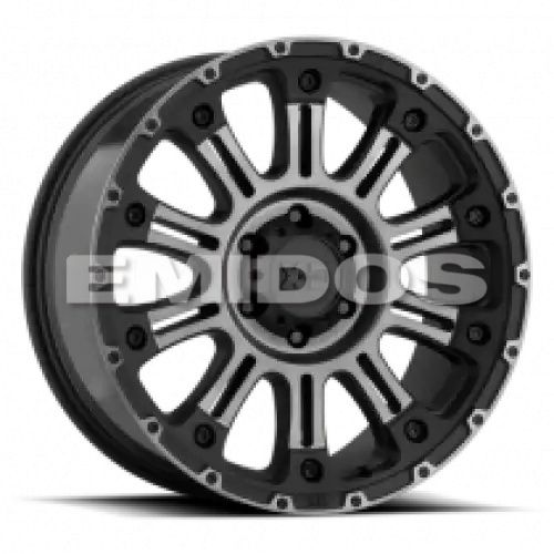 XD Series XD829 HOSS II SATIN BLACK MACH W/ GRAY TINT 8x170 18R 9 125.1 BNK