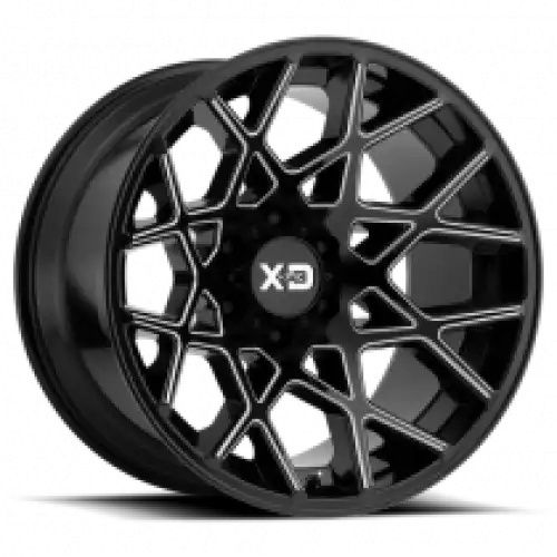 XD Series XD831 CHOPSTIX GLOSS BLACK MILLED 6x139.7 20R 10 106.1 -24