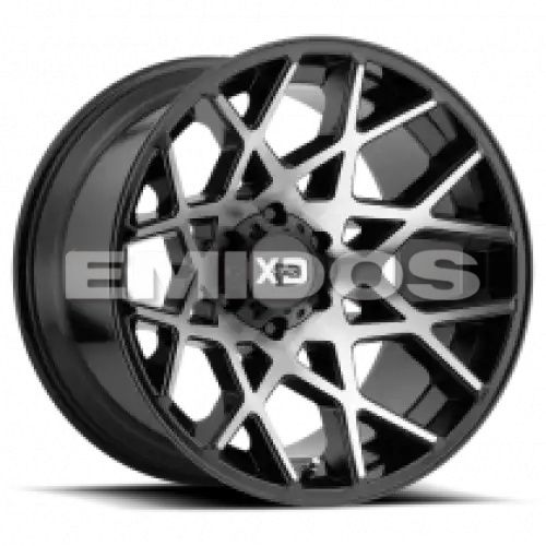 XD Series XD831 CHOPSTIX GLOSS BLACK MACHINED 8x170 20R 10 125.1 -24
