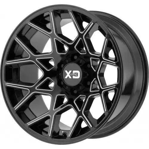 XD Series XD831 CHOPSTIX GLOSS BLACK MILLED 8x180 20R 10 124.2 -24